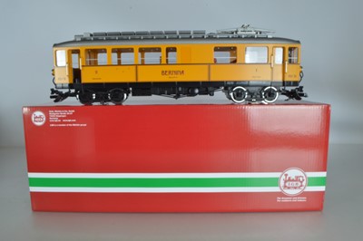 Lot 802 - LGB G Gauge Swiss Rhb Bernina Electric Railcar Triebwagen