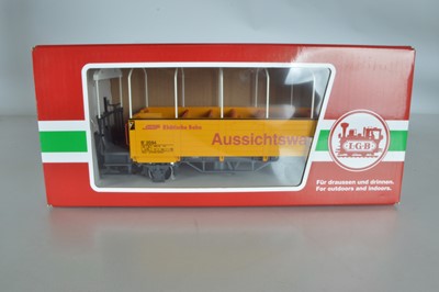 Lot 808 - LGB G Gauge Swiss Rhb Aussichtswagen Coach