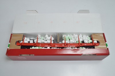 Lot 811 - LGB G Gauge German DB Cargo Bogie Stake Rungenwagen