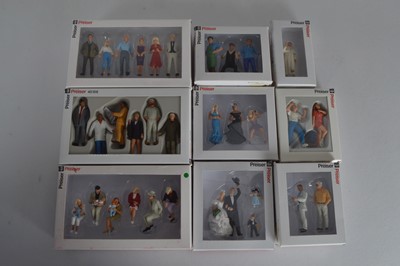 Lot 837 - Preiser G Scale Trackside Figures Modern Civilians (9 Packs)