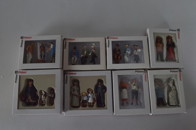 Lot 839 - Preiser G Scale Trackside Figures in Traditional Costume and Artisans (8 Packs)