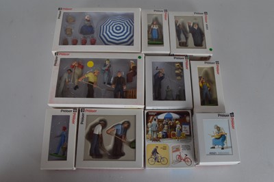 Lot 841 - Preiser G Scale Trackside Figures Continental Rural Farmers Villagers and Accessories (10 Packs)