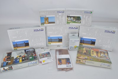 Lot 861 - POLA G Scale Town Themed Small Kits and POLA Motor (10)