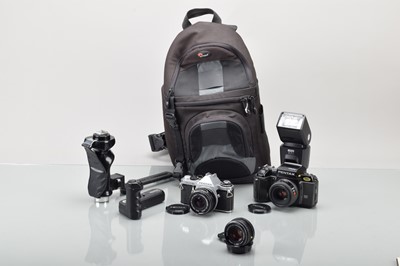 Lot 386 - Two Pentax SLR Cameras