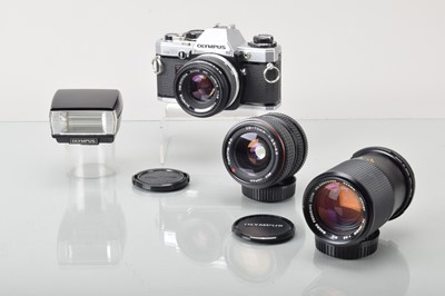 Lot 403 - An Olympus OM-10 SLR Camera