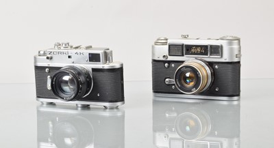 Lot 405 - Two Soviet Cameras