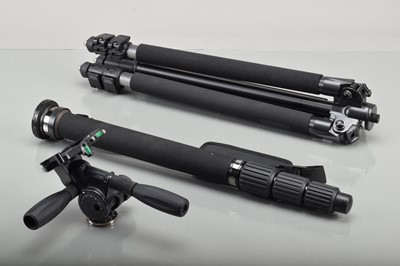 Lot 418 - Two Velbon Sherpa Pro Carbon Fibre Tripods