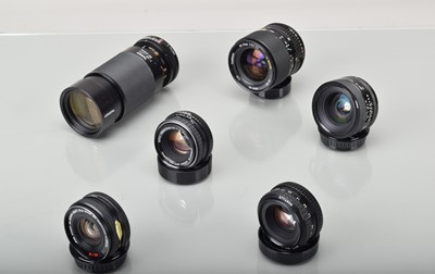 Lot 434 - A Group of SLR Lenses