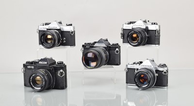 Lot 443 - Five SLR Cameras
