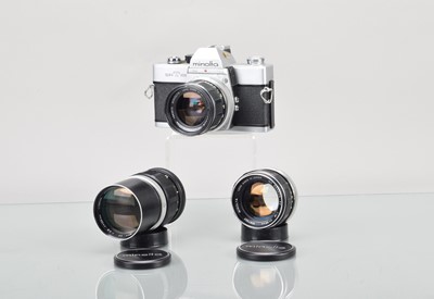 Lot 445 - A Minolta SRT-101 SLR Camera