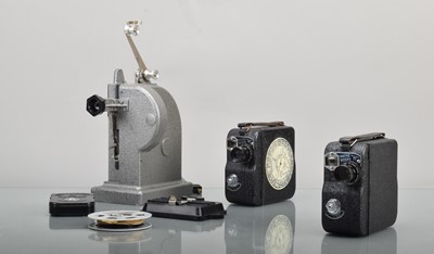 Lot 464 - Two Pathéscope ''H'' 9.5mm Cine Cameras