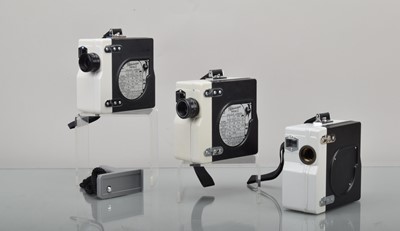 Lot 465 - Three Pathéscope ''Prince'' 9.5mm Cine Colour Cameras