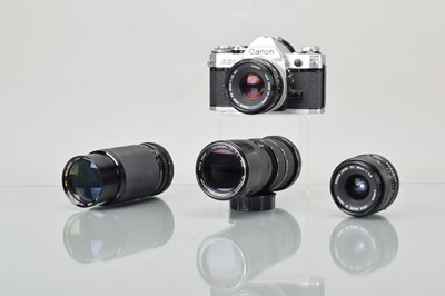 Lot 477 - A Canon AE-1 SLR Camera