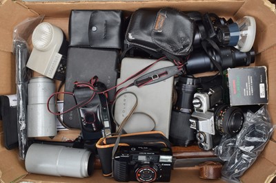 Lot 478 - Three 35mm Cameras and Other Items.