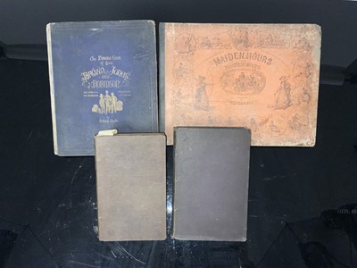 Lot 148 - 19th Century Victorian illustrated books "Maiden-Hours and Maiden-Wiles" designed by 'Beaujolais' [pseud  Hans Busk DL (1815-1882)]