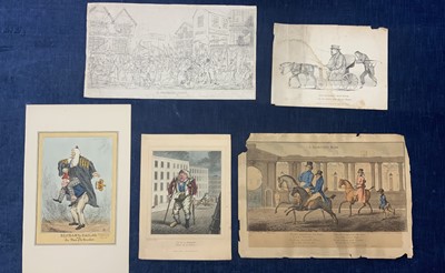 Lot 181 - Prints & Engravings -James Gillray (1756-1815) (after I.L.R.(?)) "A Morning Ride"