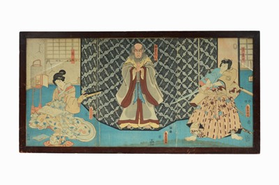 Lot 417 - A Japanese ukiyo-e woodblock print