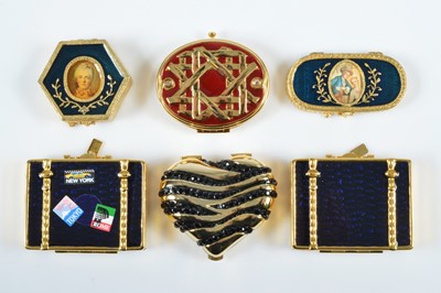 Lot 705 - Two 1956 Stratton gilt metal Camera duo compacts