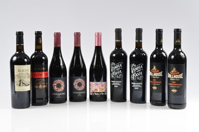 Lot 728 - A collection of nine assorted red wines