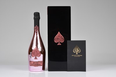 Lot 742 - A bottle of Armand De Brignac Ace of Spade Brut Rose