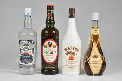 Lot 752 - A collection of four bottles of Spirits