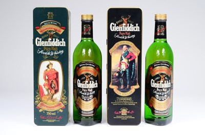Lot 757 - Two bottles of 1980's Glenfiddich single malt Scoth Whisky