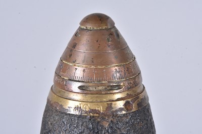 Lot 394 - An inert WWI 18lb shell