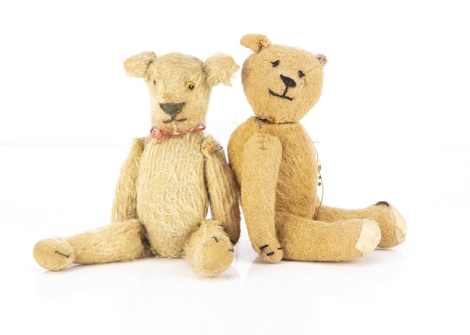 Lot 84 - Two early teddy bears circa 1910-20's