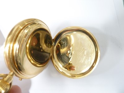 Lot 45 - An early 20th century full hunter 18ct gold pocket watch from Goldsmiths & Silversmiths