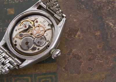 Lot 181 - A c1950s Rolex Osyter manual wind stainless steel wristwatch