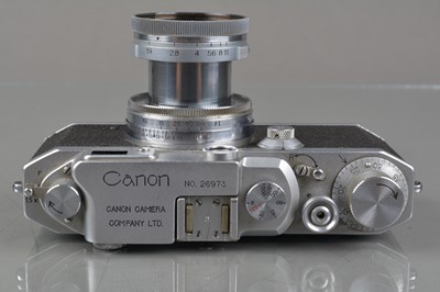 Lot 157 - A Canon IIB Rangefinder Camera