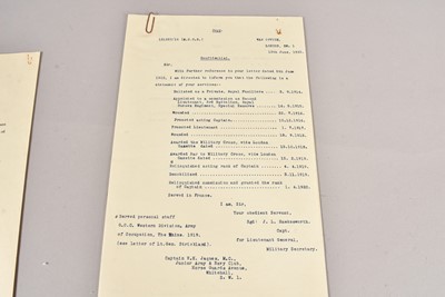 Lot 647 - Brigadier Victor Henry Jaques CBE DSO MC & Bar