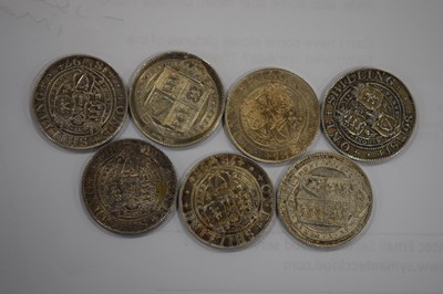 Lot 60 - A collection of nineteen Silver Victoria shillings