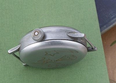 Lot 76 - A WWII period Laco German pilot's watch
