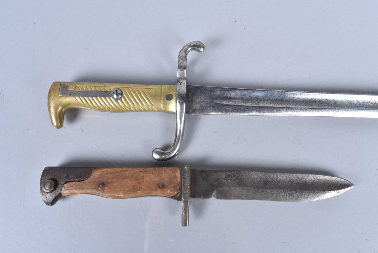 Lot 905 - A Prussian 1871 Unit Marked Mauser Bayonet