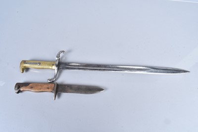 Lot 905 - A Prussian 1871 Unit Marked Mauser Bayonet