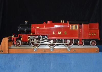 Lot 794 - A 3.5 inch Gauge LBSC "Jubilee" design 2-6-4 Stanier Tank loco LMS Lined Red No.426, coal fired live steam.