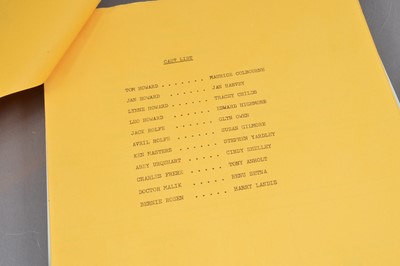 Lot 535 - An original BBC TV Camera Script for cult 1980's TV drama "Howard's Way"