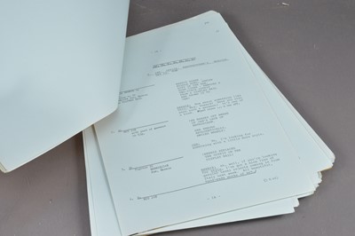 Lot 535 - An original BBC TV Camera Script for cult 1980's TV drama "Howard's Way"