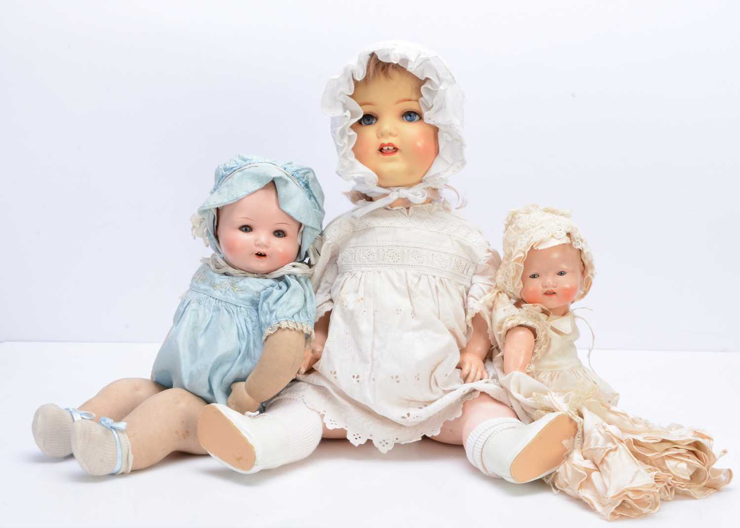 Lot 345 - Two Armand Marseille baby dolls