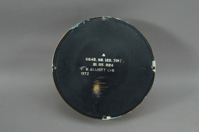Lot 106 - A c.1970's ships naval wall mounted clock