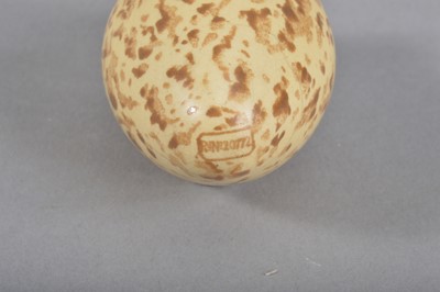 Lot 111 - A Victorian novelty porcelain and silver topped scent bottle