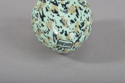 Lot 113 - A Victorian novelty porcelain and silver topped scent bottle