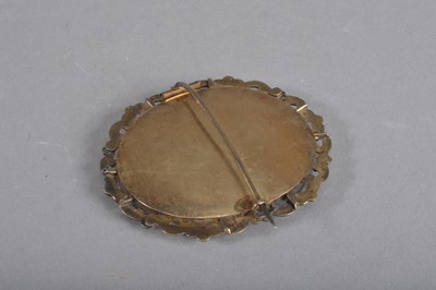 Lot 122 - An 18th Century portrait miniature on ivory within gilt metal oval frame of a young girl