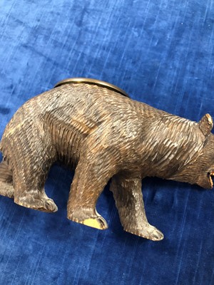 Lot 135 - Nine Black Forest carved bears