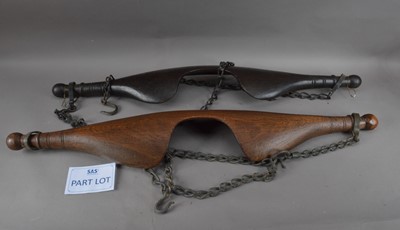 Lot 191 - A collection of assorted antique agricultural harnesses