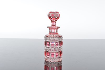 Lot 102 - Four pretty cut glass scent bottles