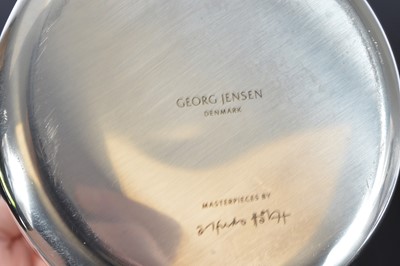Lot 130 - A modern Georg Jensen Alfredo stainless steel carafe
