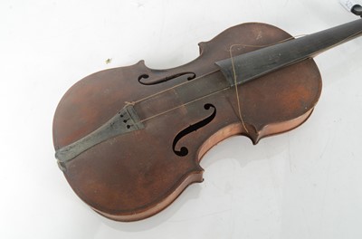 Lot 554 - Violin / Bow