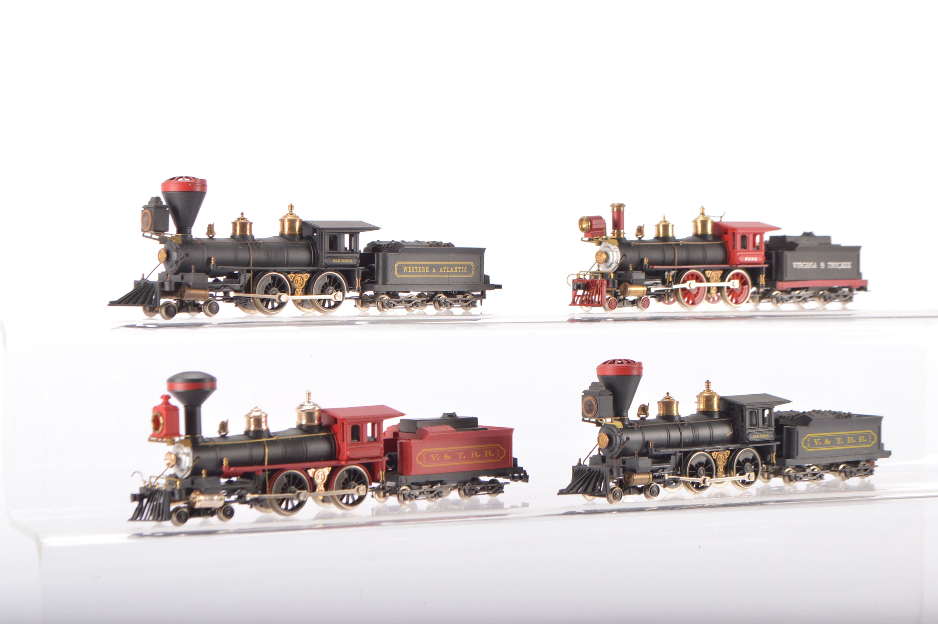 Locomotive Rivarossi HO Western 4.4.0 AT & SFRR - Collection Locomotive Rivarossi HO Western 4.4.0 AT & SFRR - Collection